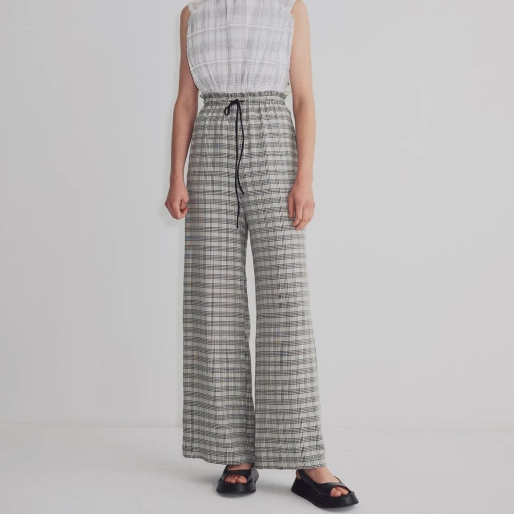 Shaina Mote - Lounge Pant in Onyx Crema Check